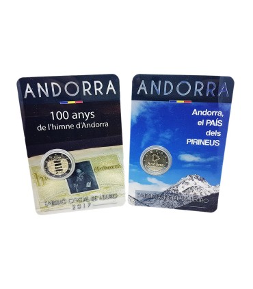 Pack 2 x 2 Euro andorre 2017