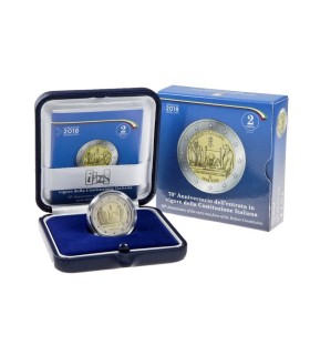 2 Euro Be Italie 2018 70 ans de la Constitution Italienne