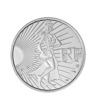 10 Euro Argent 2009 - Auteur: Atelier de Gravure
Poids: 12 g  0,42 oz
Diamètre: 29 mm  1,14 inch
Tirage: 2 000 000
Métal: Argent
