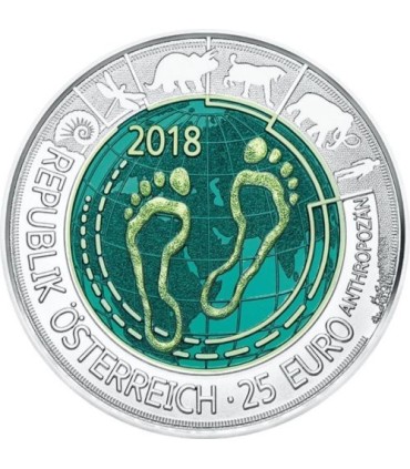 25 Euro Autriche Nobium 2018