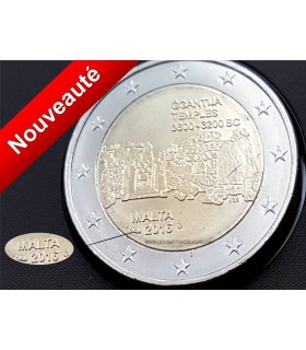 2 Euro Malte 2016 BU - Pièce uniquement présente dans le coffret Brillant Universel Malte 2016 

Thème : Temples préhistoriques 