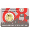 Coincard Flamande 2 Euro Belgique 2018 50e anniversaire de mai 1968
