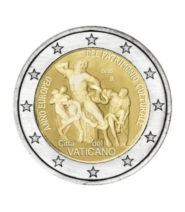 2 Euro Vatican 2018 Patrimoine Culturel
