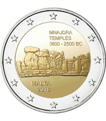 2 Euro Malte 2018 Mnajdra