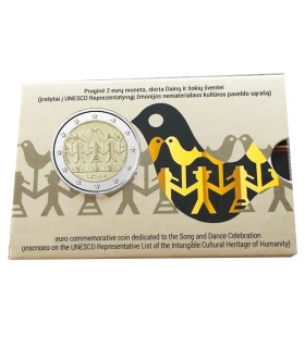 Coincard 2 Euro Lituanie 2018 - Chants et Danses