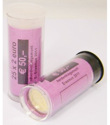 Tube de protection pour rouleau de Pièces de 2 Euro