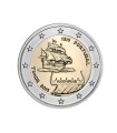 2 Euros Portugal 2015 - Echange avec le Timor - Cette deuxième pièce commémorative de l'année 2015  représente un navire du XVIe