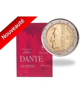 2 euro Saint Marin 2015-Dante Alighieri -  Coffret 2 Euro Commémorative BU Saint-Marin 2015
Thème : 750ème Anniversaire de la N