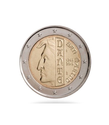 2 euro Saint Marin 2015-Dante Alighieri -  Coffret 2 Euro Commémorative BU Saint-Marin 2015
Thème : 750ème Anniversaire de la N