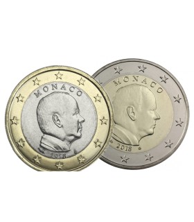 pack 2 euro + 1 Euro Monaco 2018
