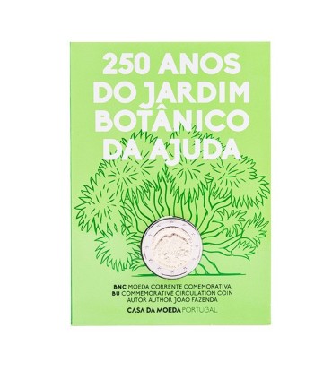 2 Euro Brillant Universel Portugal 2018 - 250 ansjardin botanique d’Ajuda.