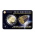 Coincard Francaise 2 Euro Belgique 2018  Satellite Esro 2B Iris