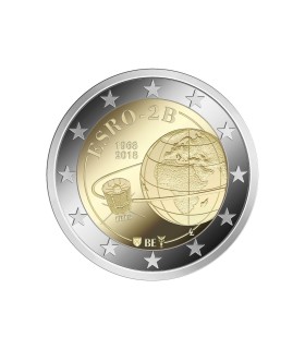 2 Euro Belgique 2018 50 ans du Satellite Esro 2B