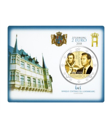 Coincard Luxembourg 2018 Grand-duc Guillaume Ier