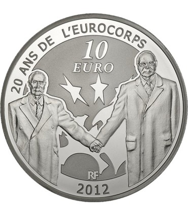 10 Euro Europa 2012 - Description :
 
Débutée en 1998, la série « Europa » met cette année l’amitié
franco-allemande à l’honneur