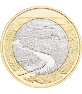 5 Euro Finlande 2018 - Rivière Oulankajoki
