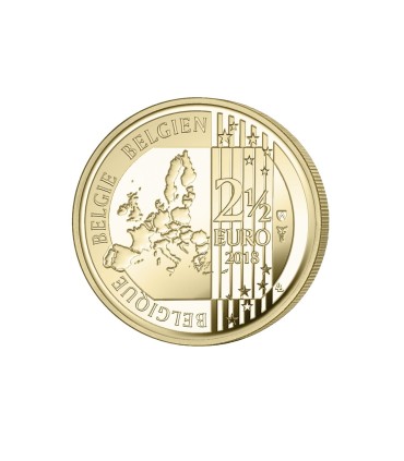 Coincard 2,50 Euro Francaise Belgique 2018 n°2