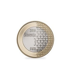 3 euro Slovénie 2018