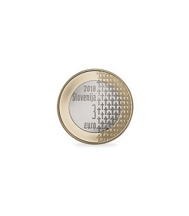 3 euro Slovénie 2018