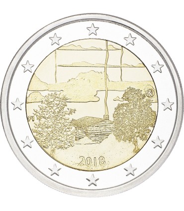 2 Euro  Finlande 2018 Sauna