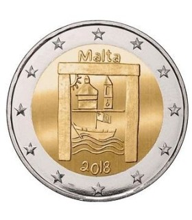 2 Euro Malte 2018 Heritage Culturel