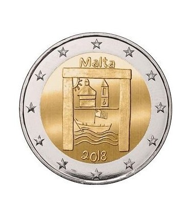 2 Euro Malte 2018 Heritage Culturel