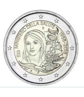 2 Euro Italie 2018  60 ans de la création du Ministère de la Santé