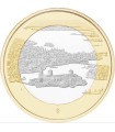 5 Euro Finlande 2018 - Olavinlinna et lac Pihlajavesi