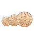 1 cent + 2 cent+ 5 cent  Andorre 2017