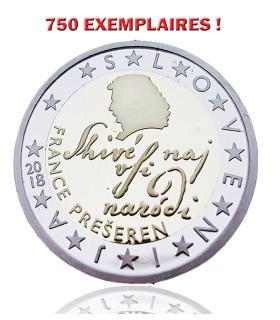 2 € BE SLOVENIE 2018 - 750 EXEMPLAIRES !