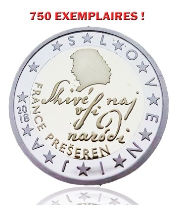 2 € BE SLOVENIE 2018 - 750 EXEMPLAIRES !
