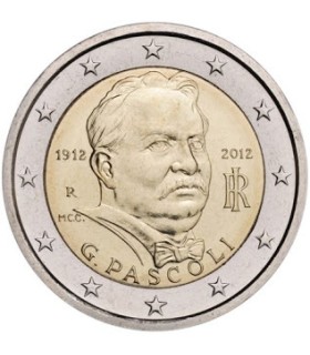 2 Euro ITALIE 2012 Giovanni Pascoli - 
	DESCRIPTION:

	
	Piece de 2 € commémorative Italie 2012 commémorant la mémoire de Giovan