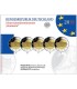 5 x 2 euro BE Allemagne 2019 70 ans du Bundesrat