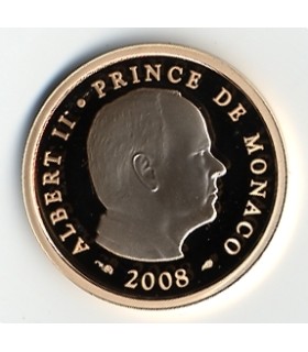 20 euro or BE MONACO 2008 - 
	Descriptif : MONACO : NOUVELLE MONNAIE COMMÉMORATIVE EN OR 20 EUROS PRINCE ALBERT II. Une pièce pr