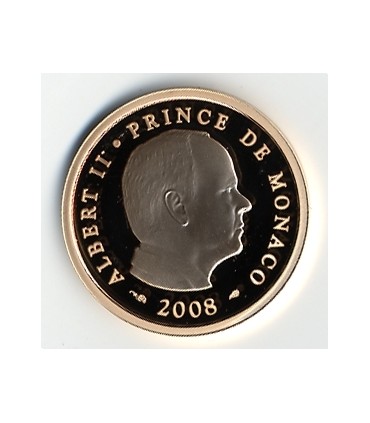 20 euro or BE MONACO 2008 - 
	Descriptif : MONACO : NOUVELLE MONNAIE COMMÉMORATIVE EN OR 20 EUROS PRINCE ALBERT II. Une pièce pr