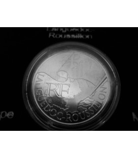 10 Euro LANGUEDOC ROUSILLON - caractéristiques
 
Diamètre: 29,00 mm
Poids: 10,00 g
Métal: Argent 925/1000
Faciale: 10 €
Qualité: