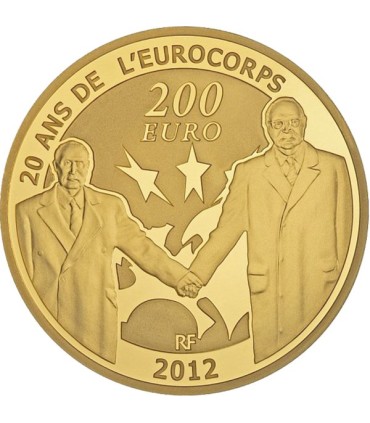 200 Euros Europa 2012 - Description :
 
Débutée en 1998, la série « Europa » met cette année l’amitié
franco-allemande à l’honne