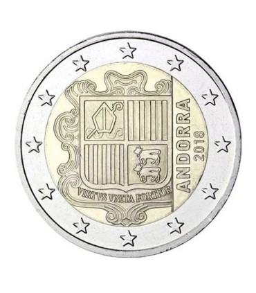 2 Euros Andorre courante 2018