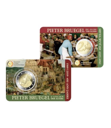 Coincard Flamande 2 Euro Belgique 2019 450 ans