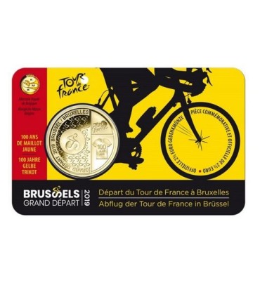 Coincard 2,50 Euro Francaise Belgique 2019 Tour de France