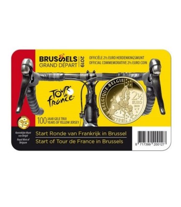 Coincard 2,50 Euro Francaise Belgique 2019 Tour de France