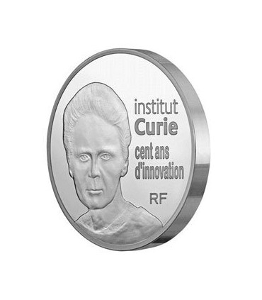 20 Euros Institut curie argent 2009 - Auteur: Atelier de Gravure

Poids: 44,4 gr  1,55 oz

Tirage: 5 000

Métal: Argent 900/1000