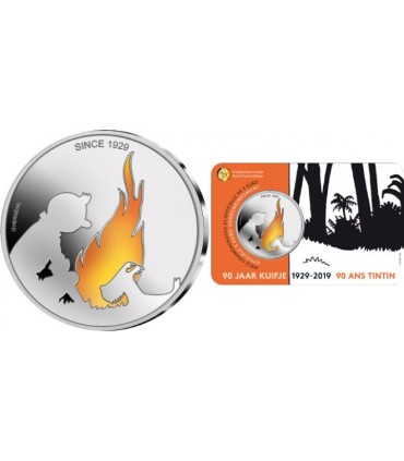 5 euro Couleur Belgique 2019 - 90 ans de Tintin et Milou