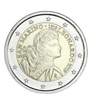2 Euro Saint Marin 2019 - Leonard de Vinci