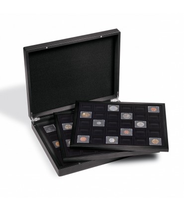 Coffret numismatique VOLTERRA TRIO pour 3x 30 caps.