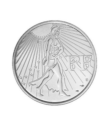 25 Euro Argent 2009 - Auteur: Atelier de Gravure
Poids: 18 gr  0,63 oz
Diamètre: 33 mm  1,30 inch
Tirage: 250 000
Métal: Arg