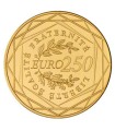 250 Euros FRANCE 2009 -  250 € OR BU 2009

Auteur: Atelier de Gravure

Poids: 8,45 g  0,30 oz

Diamètre: 22 mm  0,87 inch