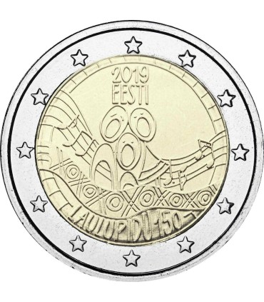 2 Euro Estonie 2019 - 150e anniversaire du festival de chant