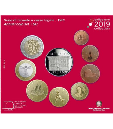 BU ITALIE 2019 10 pièces