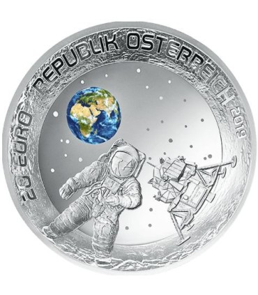 20 Euro Autriche 2019 - 50 ans du 1er Alunissage
